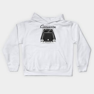 Corvette C1 1958-1960 - Black Kids Hoodie